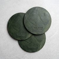 Posavasos de cuero Mexmates. 8 piezas